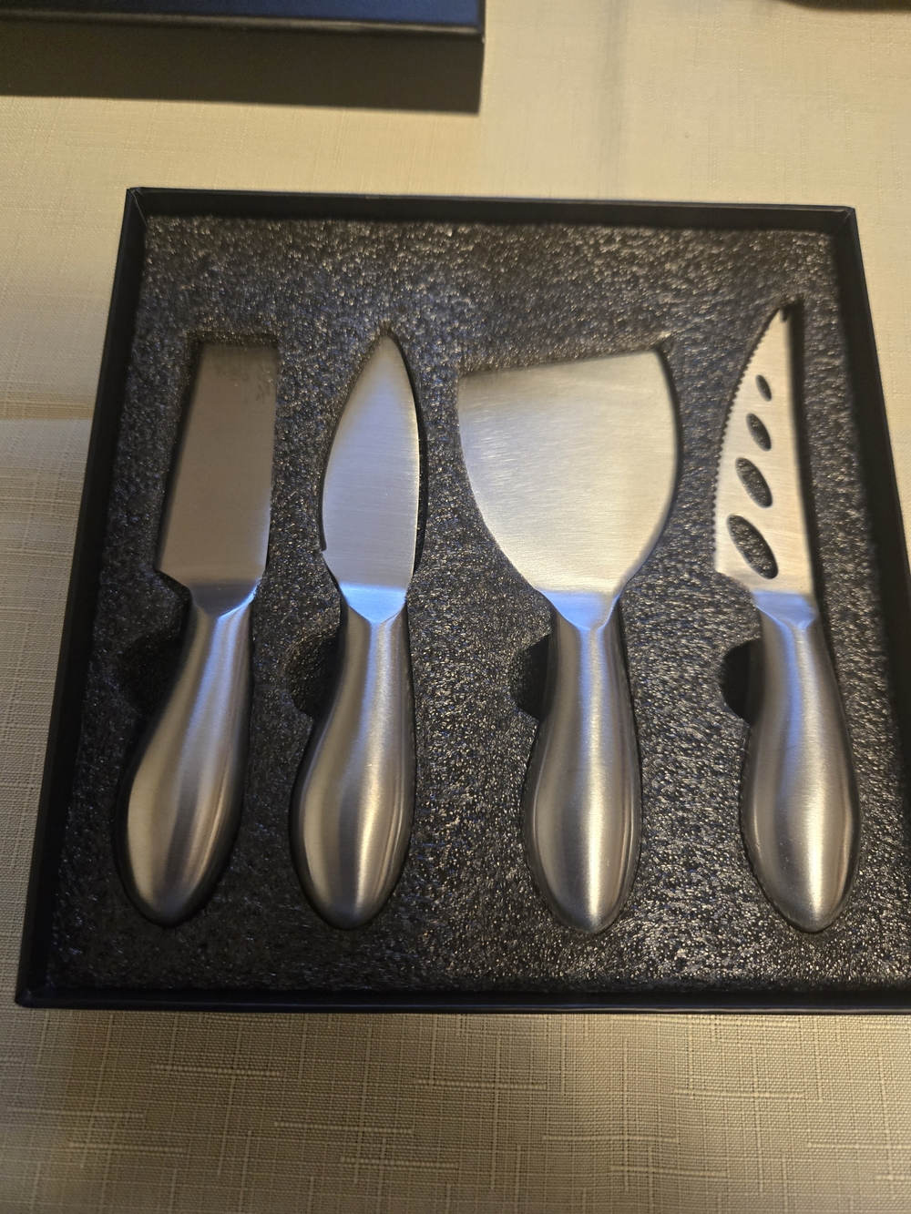 Stainless Steel Cheese Knife Set - Silver